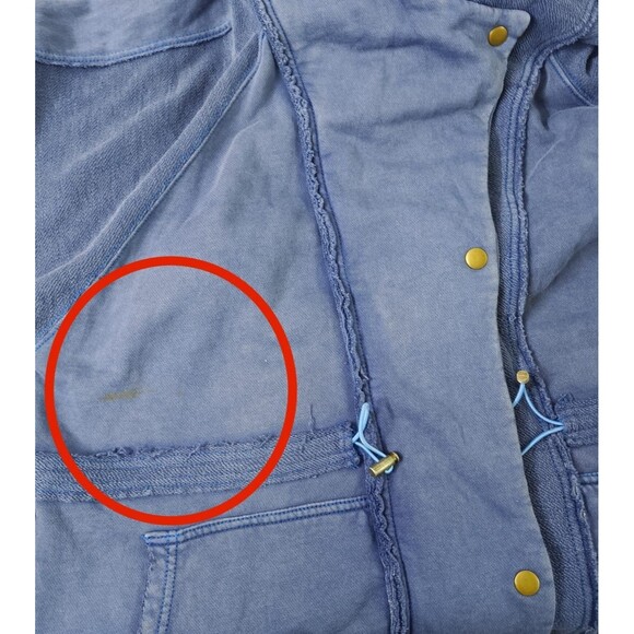 Free People We The Free Lost Coast Cardi Hoodie Top Oversized Slouchy S 283156 - Picture 10 of 10